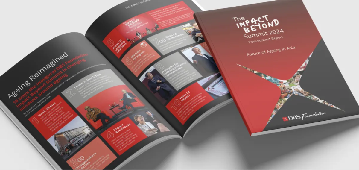 DBS corporate publication layout